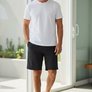 All in Motion Men's Black Golf  Shorts